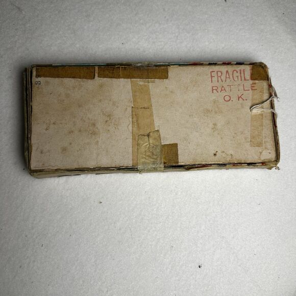 Vtg Halsam Capitol Dominoes Double Nine Set Original Box - Picture 3 of 5